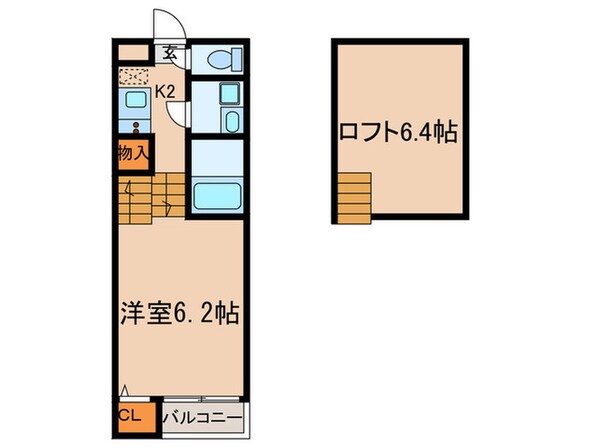 ハーモニーテラス十番の物件間取画像